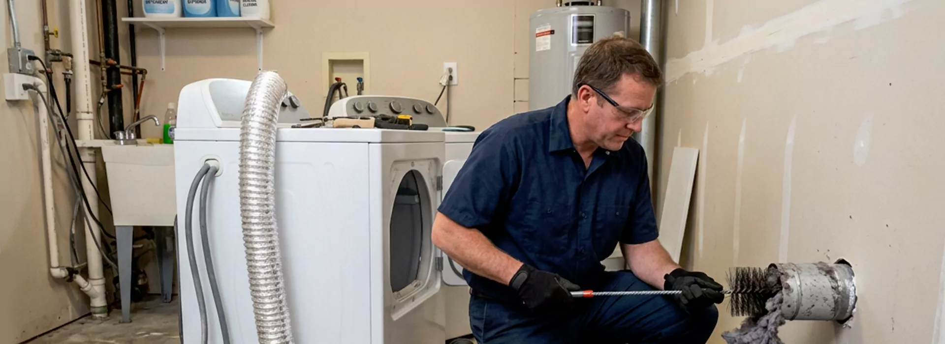 Clogged Dryer Vent Repair in Georgetown, Texas