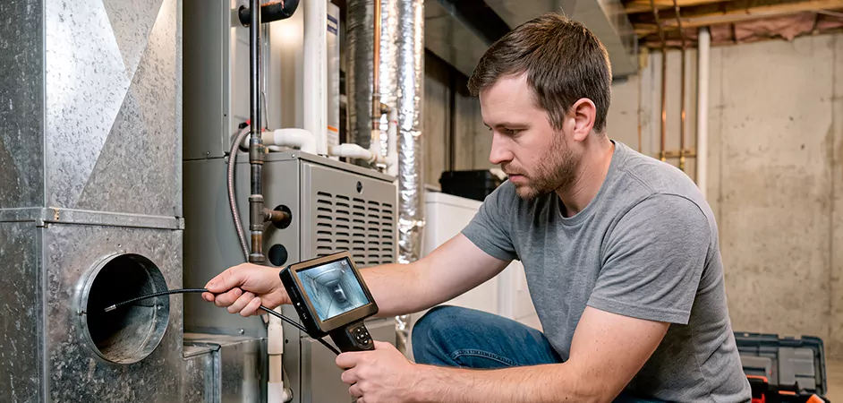 Air Duct Camera Inspection in Georgetown, TX