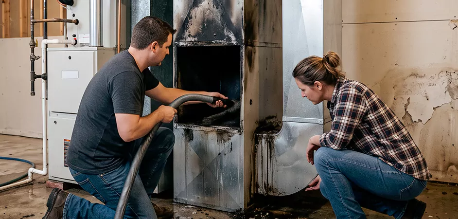 Fire and Flood Duct Restoration in Georgetown, TX