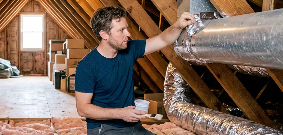 Duct Board Leak Repair in Georgetown