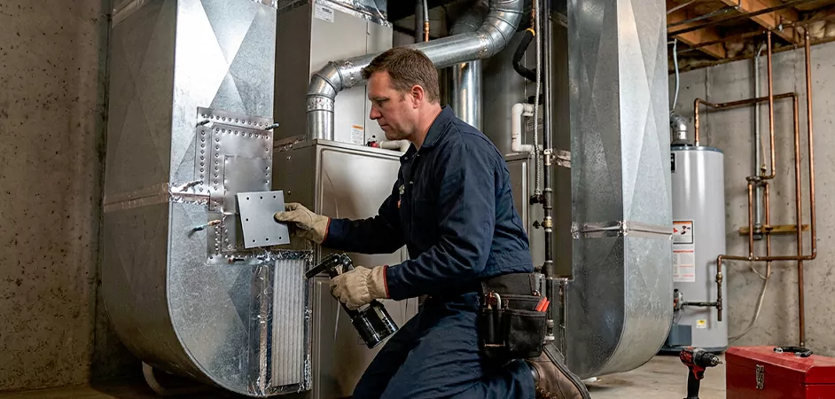 Supply and Return Plenum Repair in Georgetown