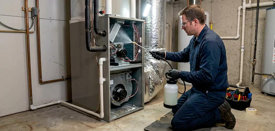 Air Handler Antimicrobial Treatment in Georgetown