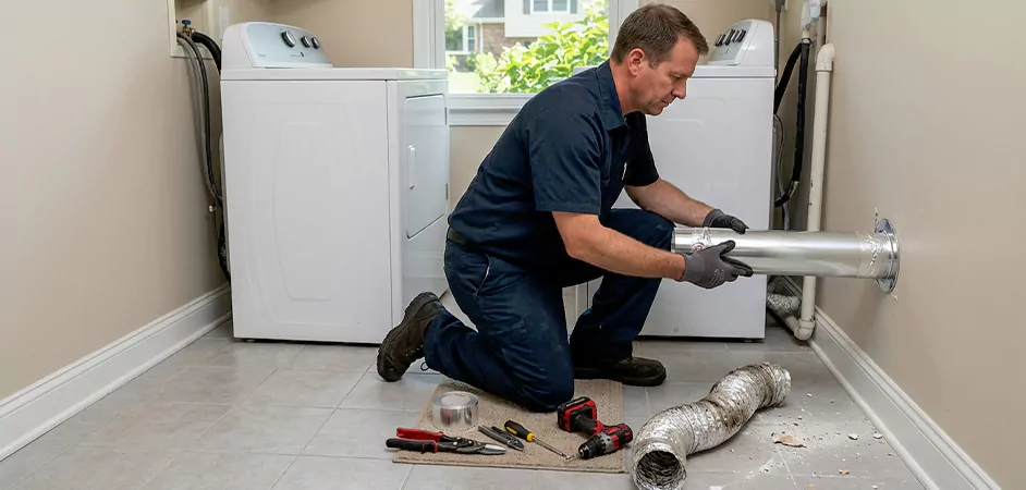 Dryer Vent Replacement in Georgetown