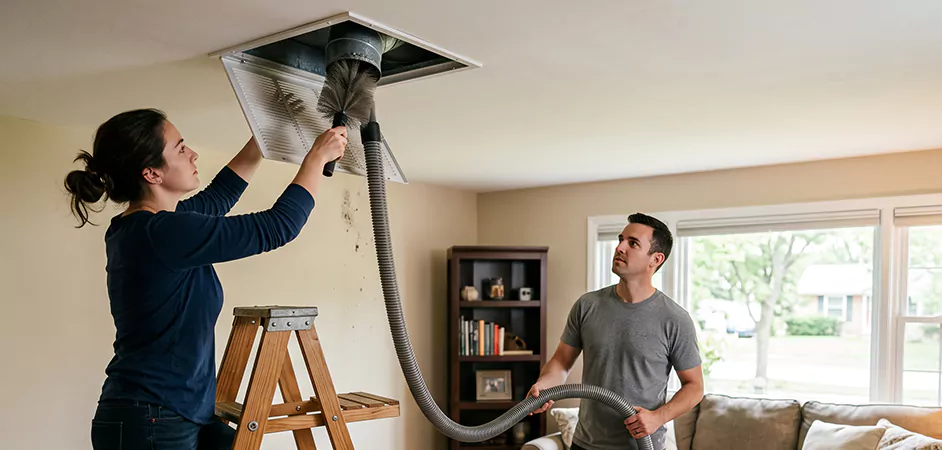 Roof and Wall Exhaust Cap Cleaning in Georgetown