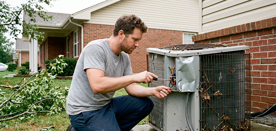 Storm Damage HVAC Restoration in Georgetown