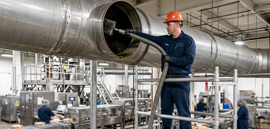 Food Processing Facility Duct Cleaning in Georgetown